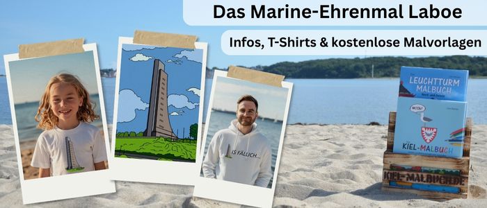 3 Header Marine-Ehrenmal Laboe - Infos T-Shirts kostenlose Malvorlagen